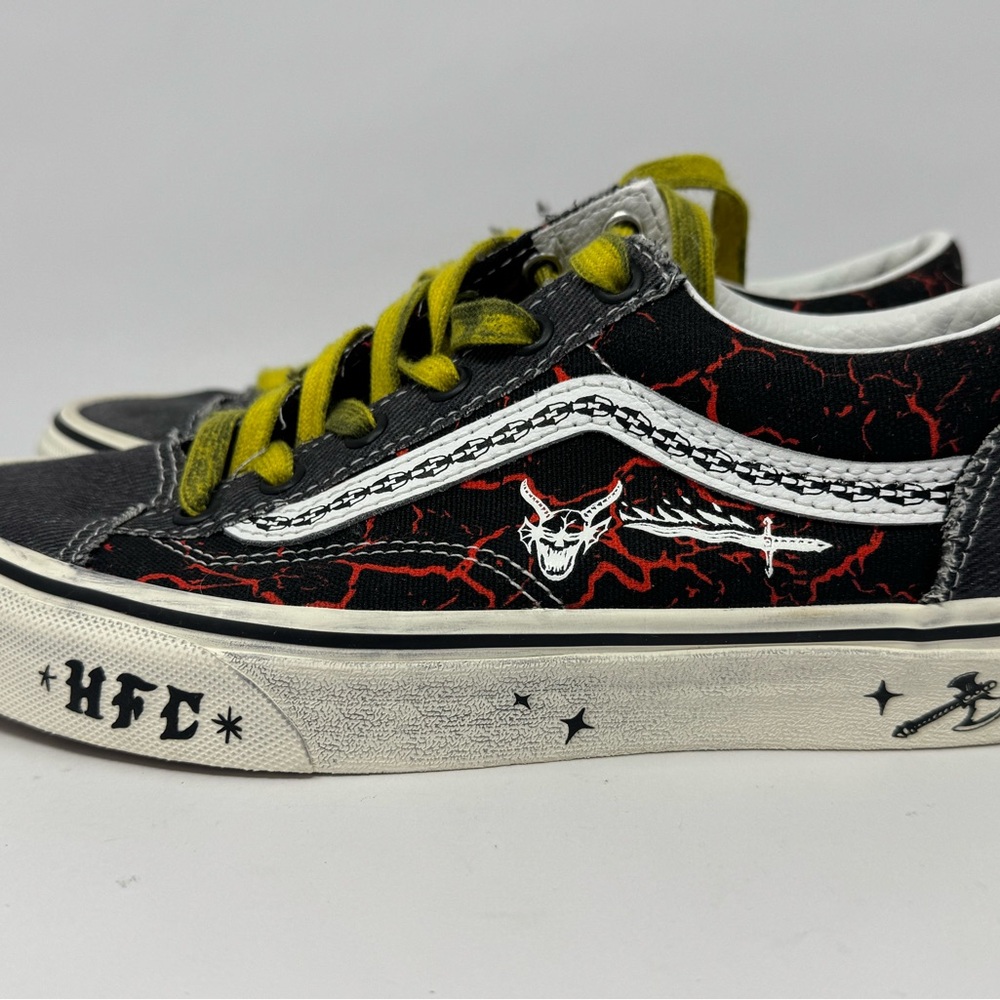 Vans Style 36 Stranger Things Hellfire Club Mens Size 4.5 Womens Size 6 Worn 1x